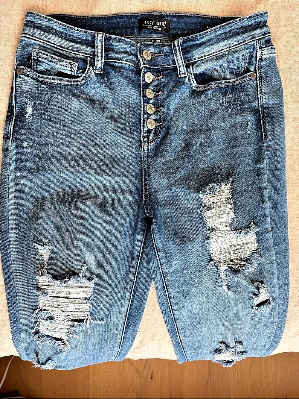 Judy Blue High-Rise Destroyed Distressed jeans Size 9/29